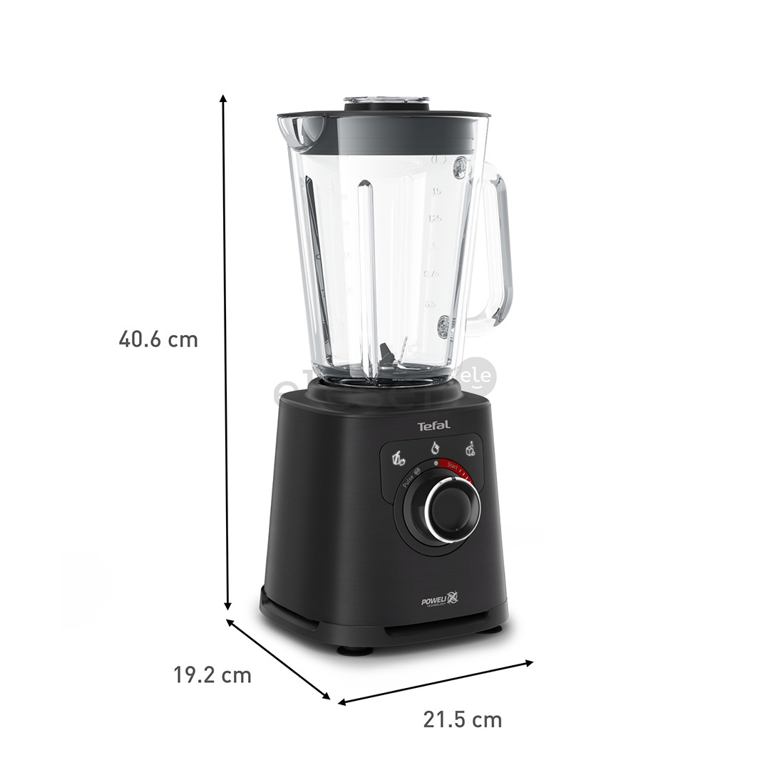 Tefal PerfectMix +, 1200 W, black - High speed blender