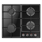 Hansa, width 59 cm, black - Built-in gas hob Item - BHKS630540