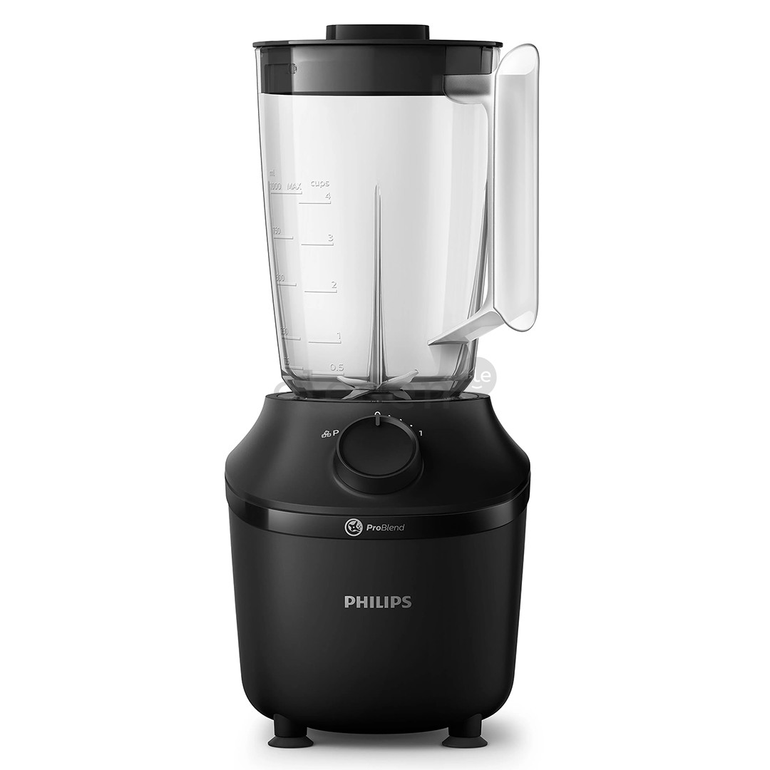 Philips 3000 Series, 600 W, 1.25 L, black - Blender Item - HR2291/01