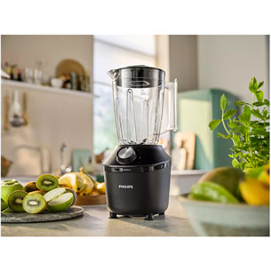 Philips 3000 Series, 600 W, 1.25 L, black - Blender Item - HR2291/01