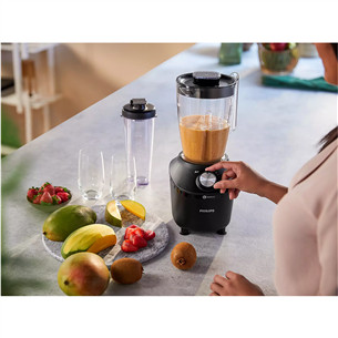 Philips 3000 Series, 600 W, 1.25 L, black - Blender Item - HR2291/01