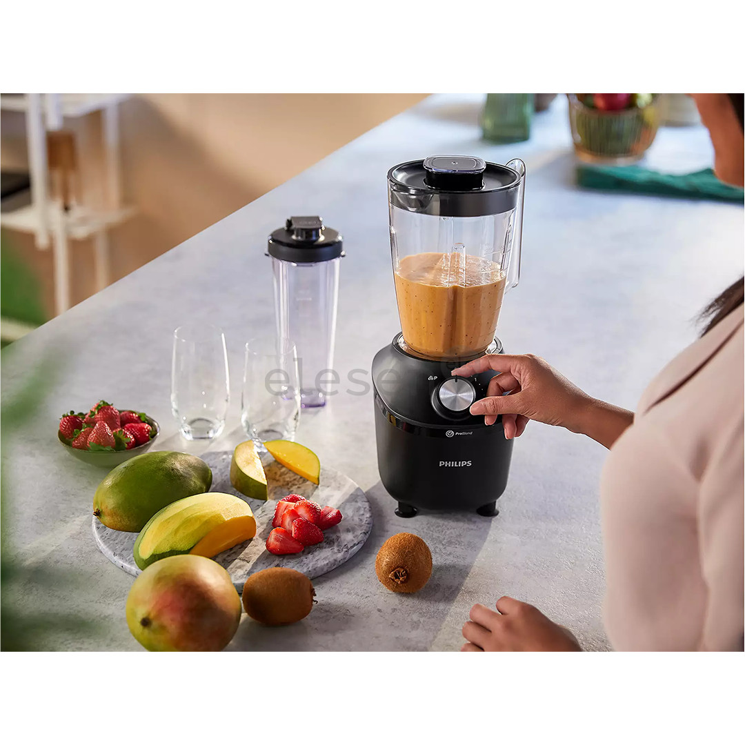 Philips 3000 Series, 600 W, 1.25 L, black - Blender Item - HR2291/01