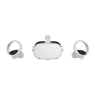 Meta Quest 2, 128 ГБ, контроллеры Touch, белый - VR-гарнитура Товар - 815820022701