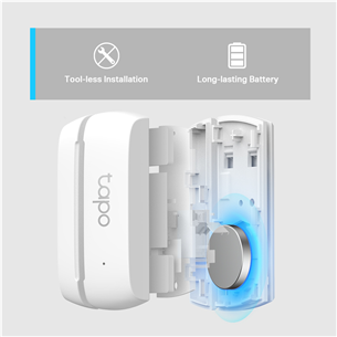 TP-Link Tapo T110, white - Wireless Door /Window Sensor Item - TAPOT110