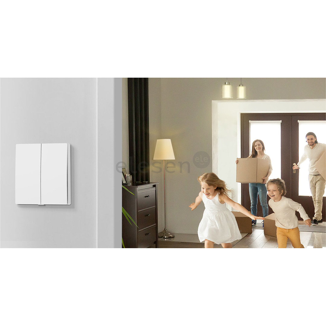 Išmanusis šviesos jungiklis TP-Link Tapo S220, 2 kanalai Prekė - TAPOS220