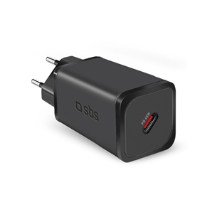 SBS Mini Wall Charger, USB-C, 65 Вт, черный - Адаптер питания Товар - TETRGAN1C65W TETRGAN1C65W