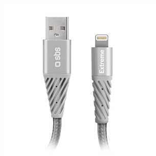 SBS Extreme Charging Cable, USB-A - Lightning, 1,5 м, серый - Кабель Товар - TECABLEUNRELIGK TECABLEUNRELIGK
