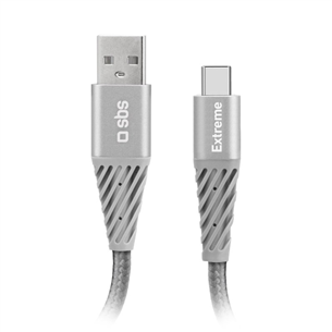 SBS Extreme Charging Cable, USB-A - USB-C, 1,5 м, серый - Кабель Товар - TECABLEUNRETCK TECABLEUNRETCK