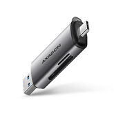 Kortelių skaitytuvas AXAGON Prekė - CRE-SAC SuperSpeed USB-C / USB-A