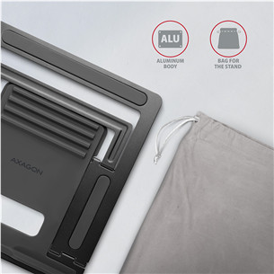 AXAGON Товар - STND-L, темно-серый - Подставка для ноутбука