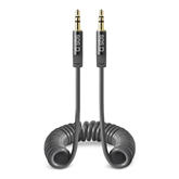 Laidas SBS, 3.5mm - 3.5mm, coiled, dark gray Prekė - TECABLE35SPIRDG