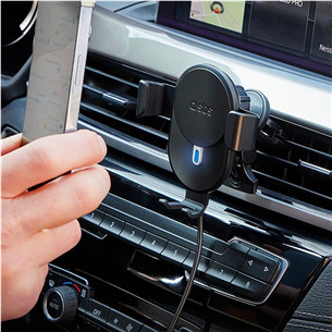 SBS, 10 W, juodas - Automobilinis laikiklis-įkroviklis