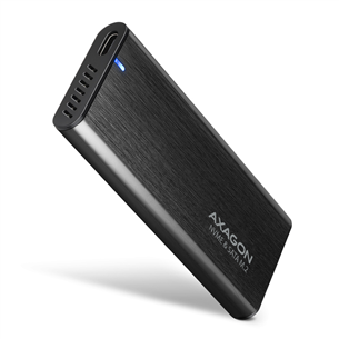 Axagon Товар - EEM2-SB2 Raw Box, USB-C, M.2 NVME, mSATA, черный - Корпус для SSD
