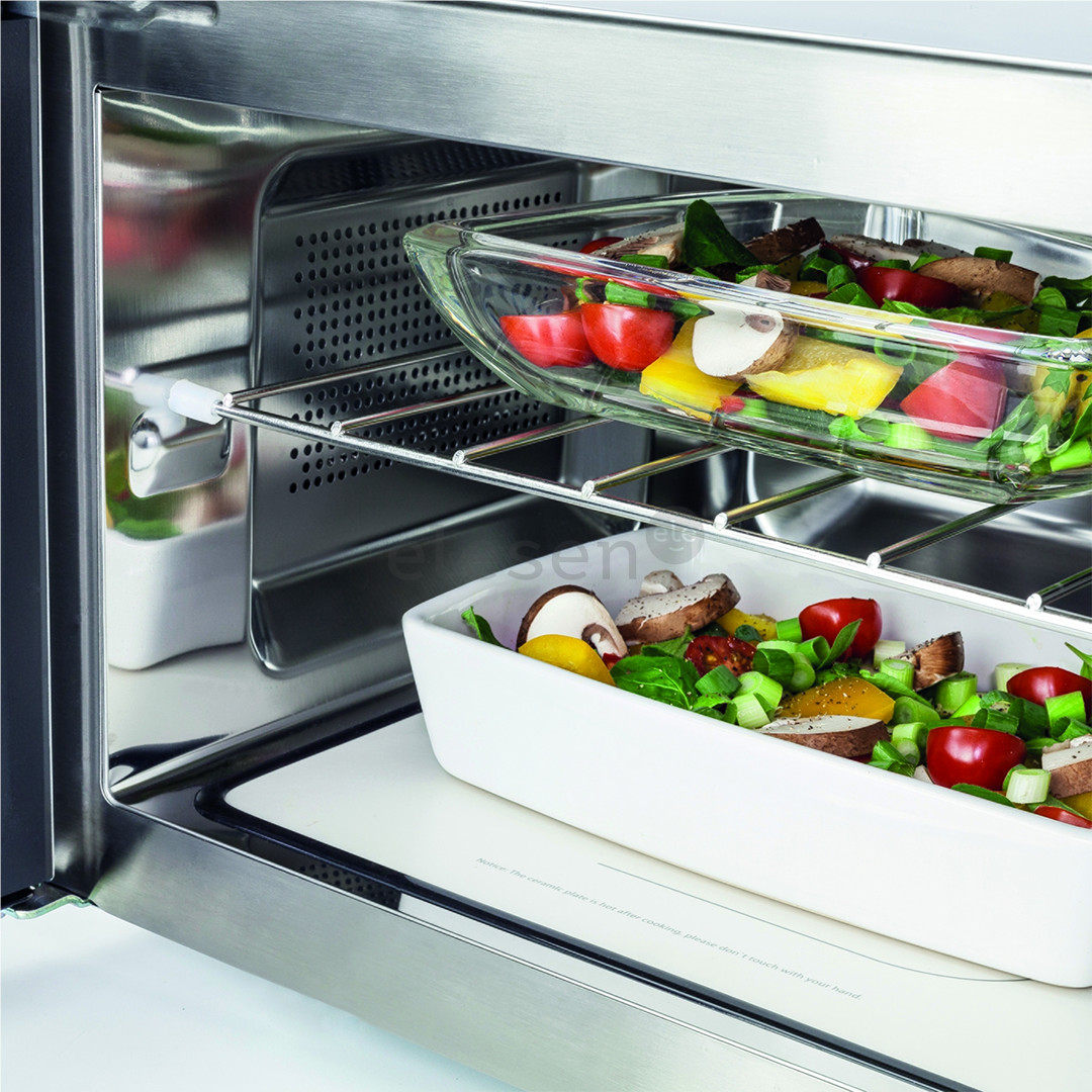 Caso MG 20 Cube Ceramic, 20 L, silver - Microwave oven with grill Item - 03325