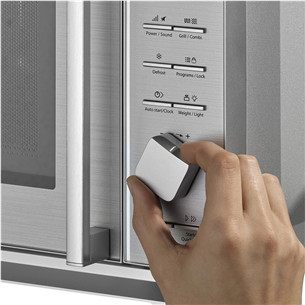 Caso MG 20 Cube Ceramic, 20 L, silver - Microwave oven with grill Item - 03325