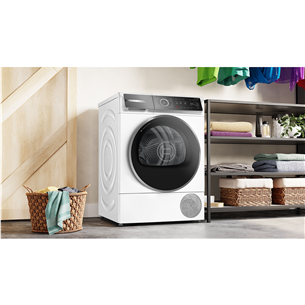 Džiovyklė Bosch Prekė - WQB245CBSN, šilumos siurblys, 9 kg, gylis 61,3 cm