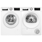 Bosch, Series 6, 10 kg + 9 kg - Washing machine + Clothes dryer
