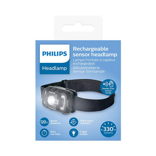 Philips Rechargeable Sensor Headlamp, black - Headlamp Item - SFL2000RH/10