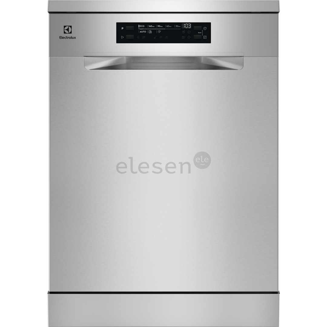 Electrolux 600 SatelliteClean, 14 place settings, stainless steel - Free standing dishwasher