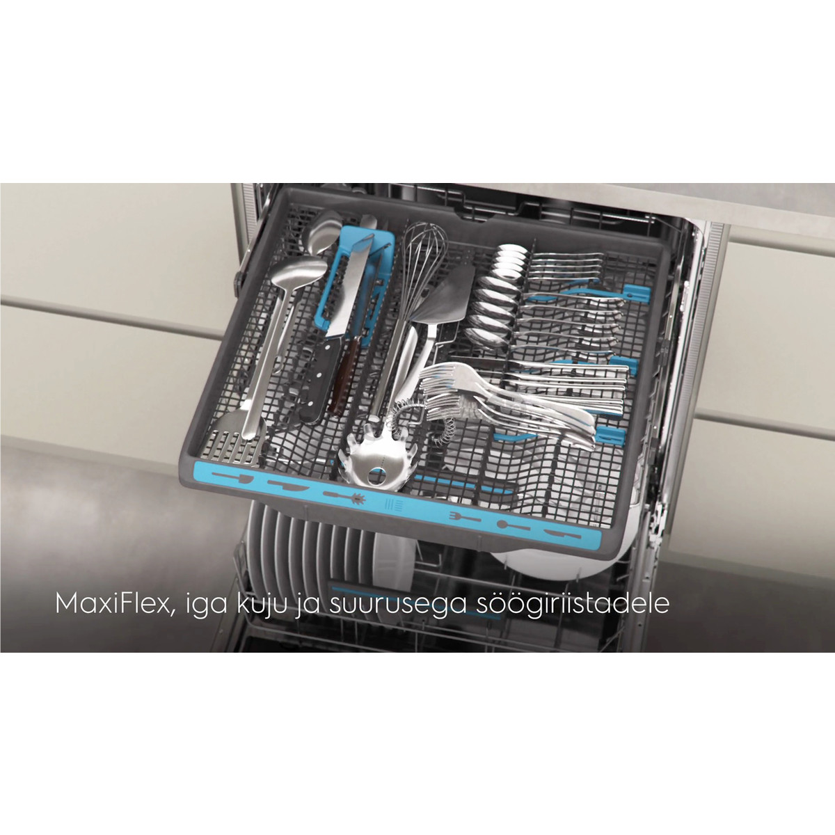 Electrolux 600 SatelliteClean, 14 komplektų talpa, balta - Indaplovė