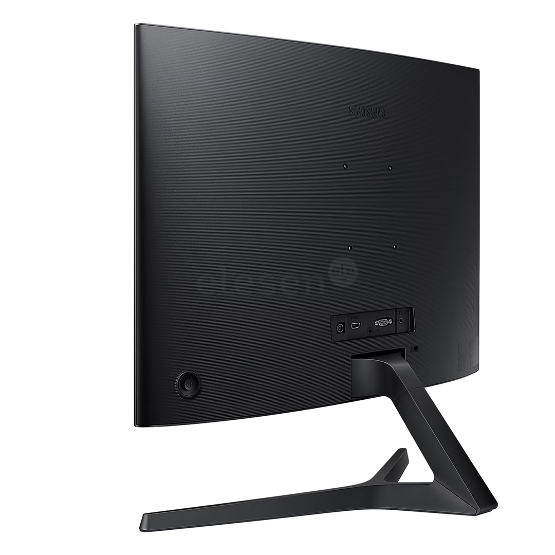 Samsung Essential, 24'', curved, Full HD, 75 Hz, LED VA, black - Monitor Item - LS24C366EAUXEN