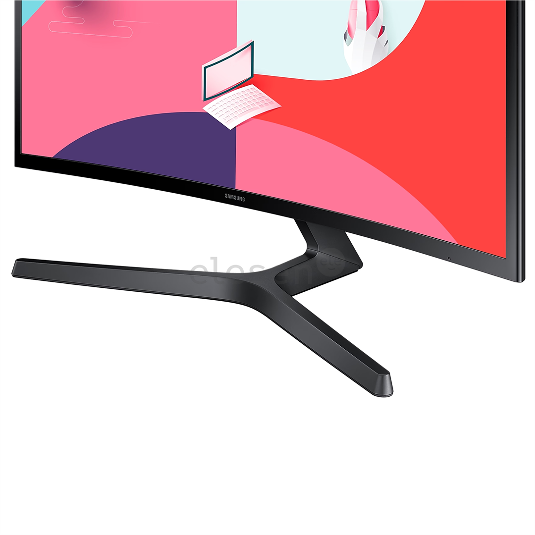 Samsung Essential, 24'', curved, Full HD, 75 Hz, LED VA, black - Monitor Item - LS24C366EAUXEN