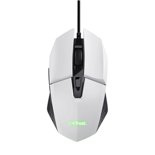 Pelė Trust GXT 109 Felox, balta, laidinė Prekė - 25066 25066