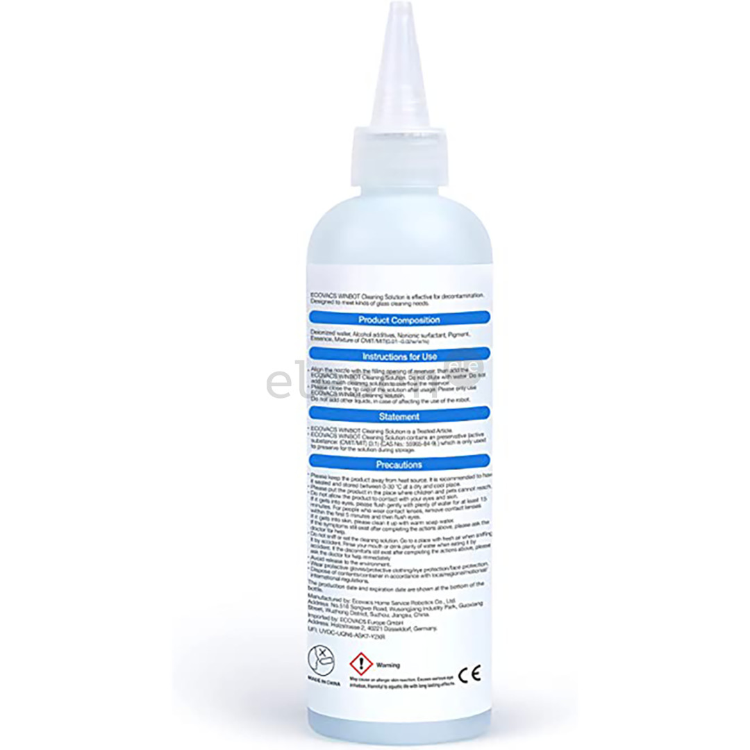 Ecovacs, 230 ml - Valymo priemonė langų valymo robotui Winbot