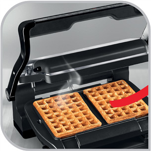Tefal Optigrill, black - Waffle plates + ladle Item - XA724810