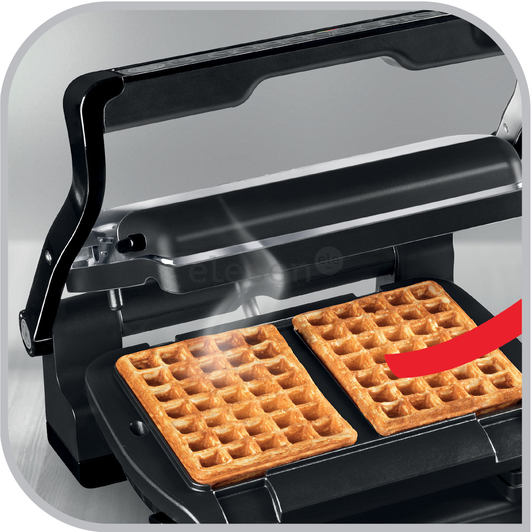 Tefal Optigrill, black - Waffle plates + ladle Item - XA724810