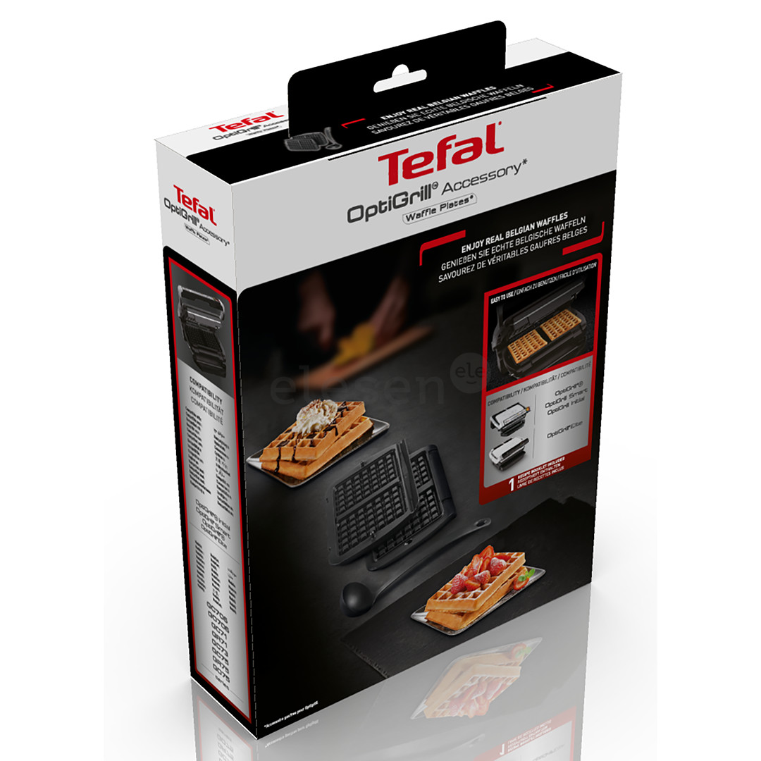 Tefal Optigrill, black - Waffle plates + ladle Item - XA724810