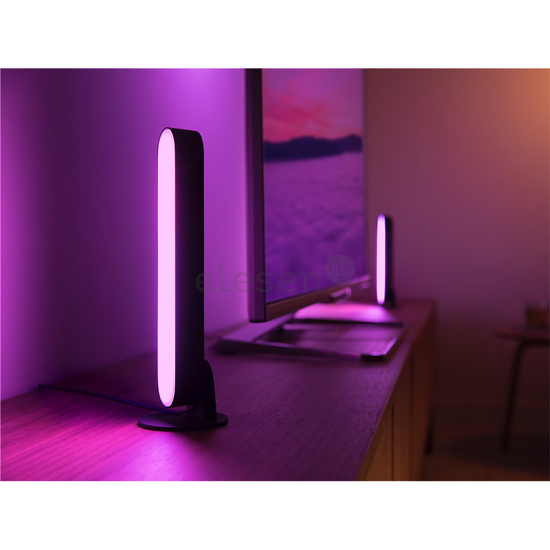 Išmanioji lempa Philips Hue Play Light Bar, White and Color Ambiance, juoda
