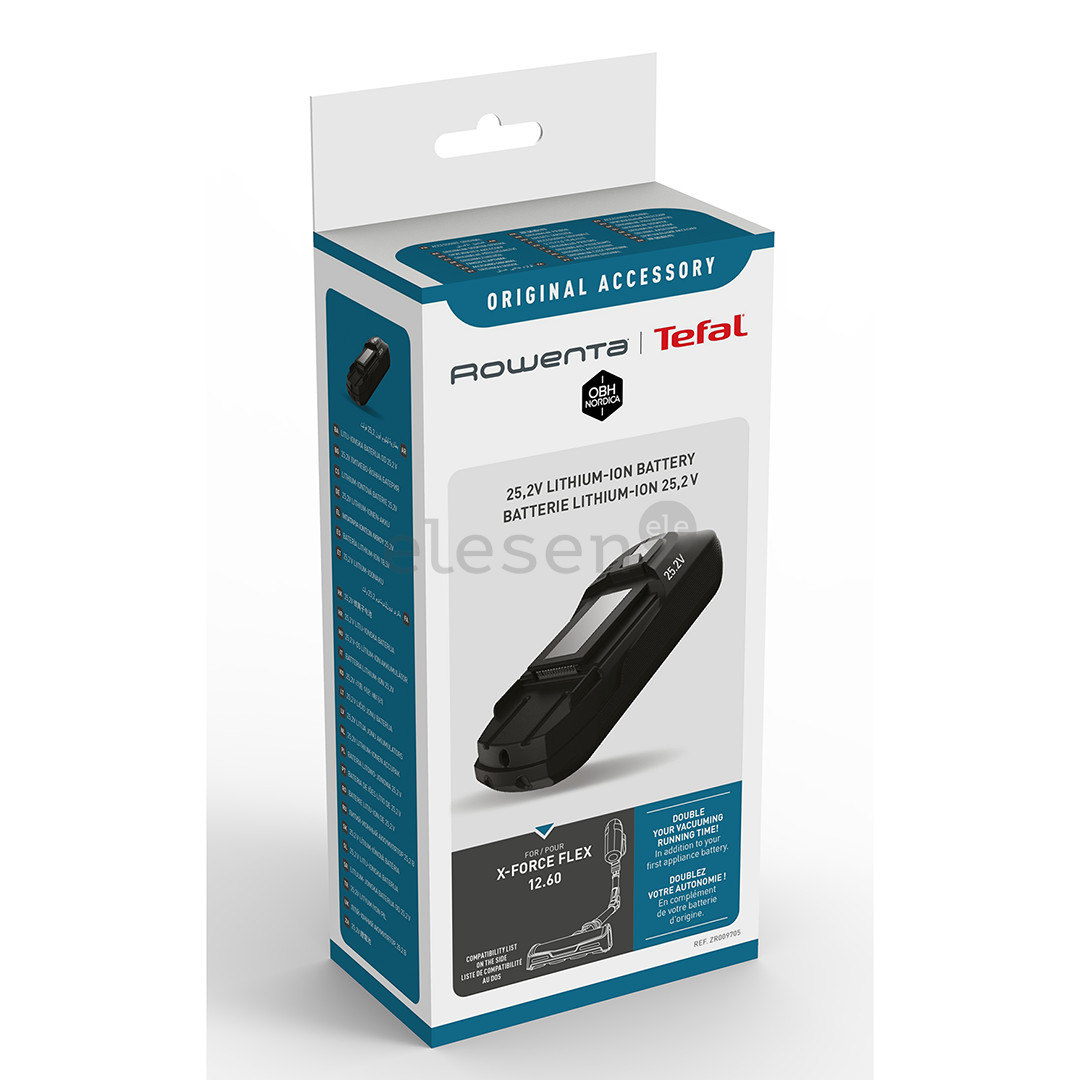 Tefal, 25,2 V - Removable battery for X-Force Flex 12.60 Item - ZR009705