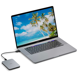 LaCie Mobile Drive, USB-C, 2 TB, gray - External hard drive Item - STLP2000400