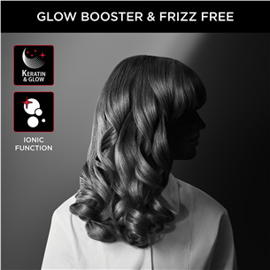 Rowenta x Karl Lagerfeld Express Style, 800 W, black - Hot air brush Item - CF635LF0