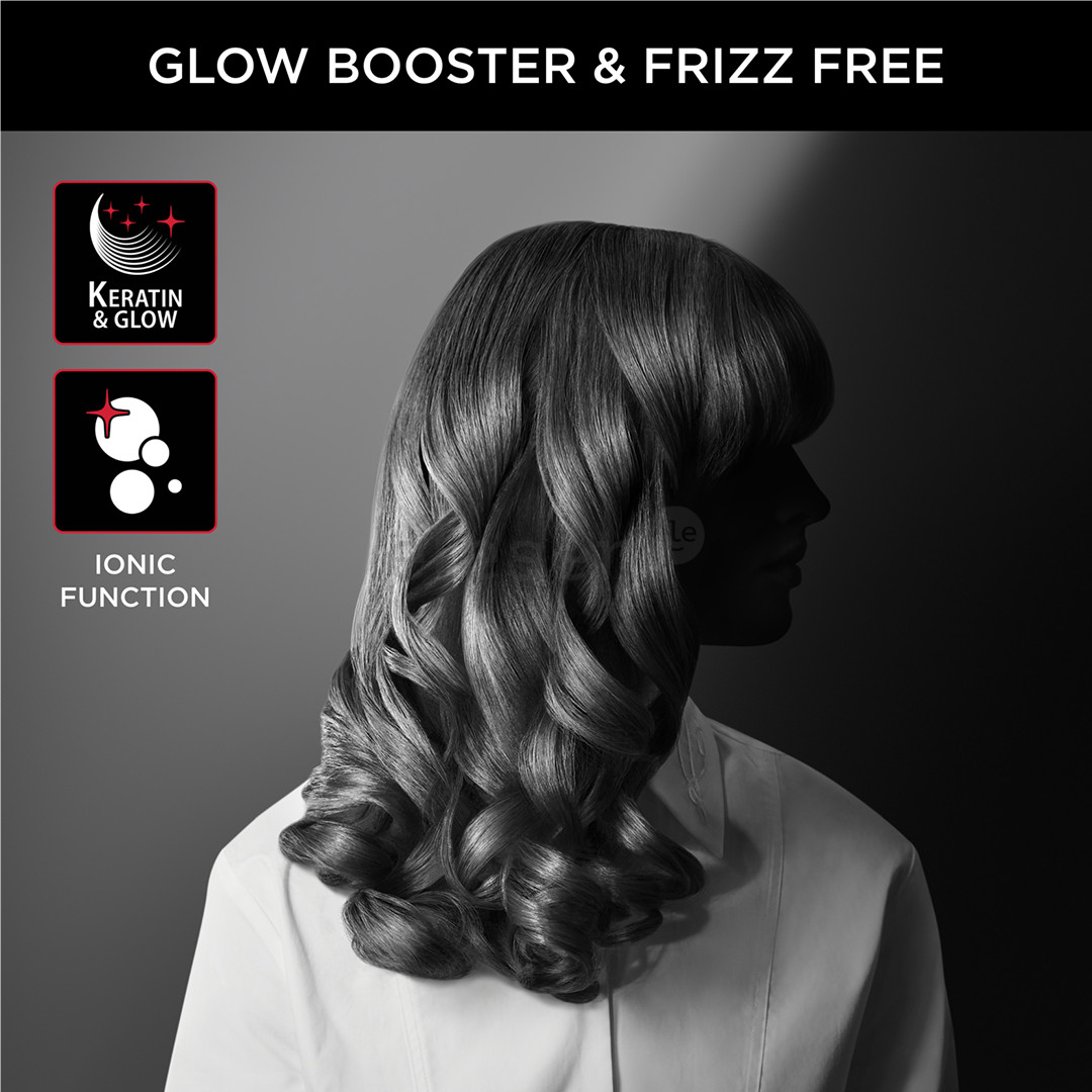 Rowenta x Karl Lagerfeld Express Style, 800 W, black - Hot air brush Item - CF635LF0