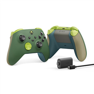 Microsoft Xbox One / Series X/S Remix + Play and Charge Kit, žalias - Žaidimų pultelis