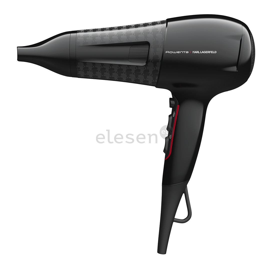 Rowenta x Karl Lagerfeld Powerline, 2100 W, black - Hairdryer