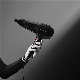 Rowenta x Karl Lagerfeld Powerline, 2100 W, black - Hairdryer