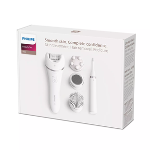 Philips Beauty Set Series 9000, white - Epilator set Item - BRE740/90
