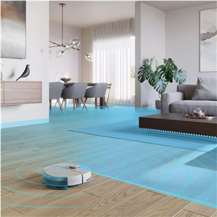 Dulkių siurblys-robotas Philips Prekė - XU7100/02 HomeRun 7000 Series Aqua, Wet & Dry