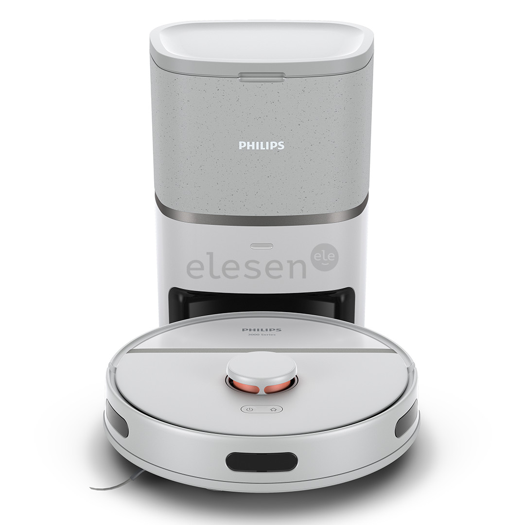 Philips HomeRun 3000 Aqua, сухая и влажная уборка, белый - Робот-пылесос