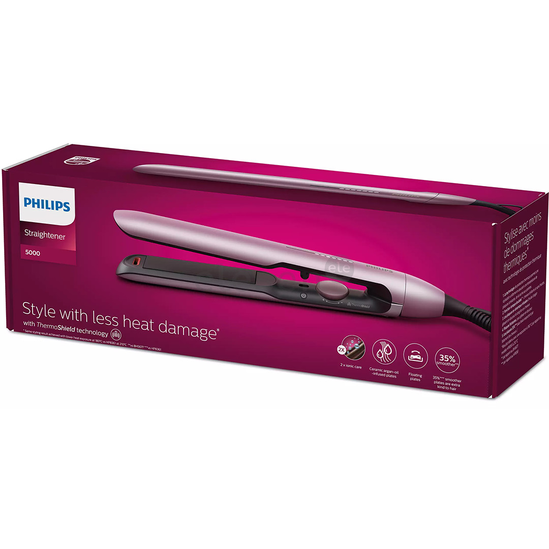 Philips 5000 Series, pink - Straightener