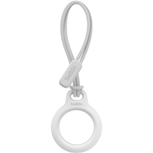 Raktų pakabukas Belkin Secure Holder with Strap for AirTag, white Prekė - F8W974BTWHT F8W974BTWHT