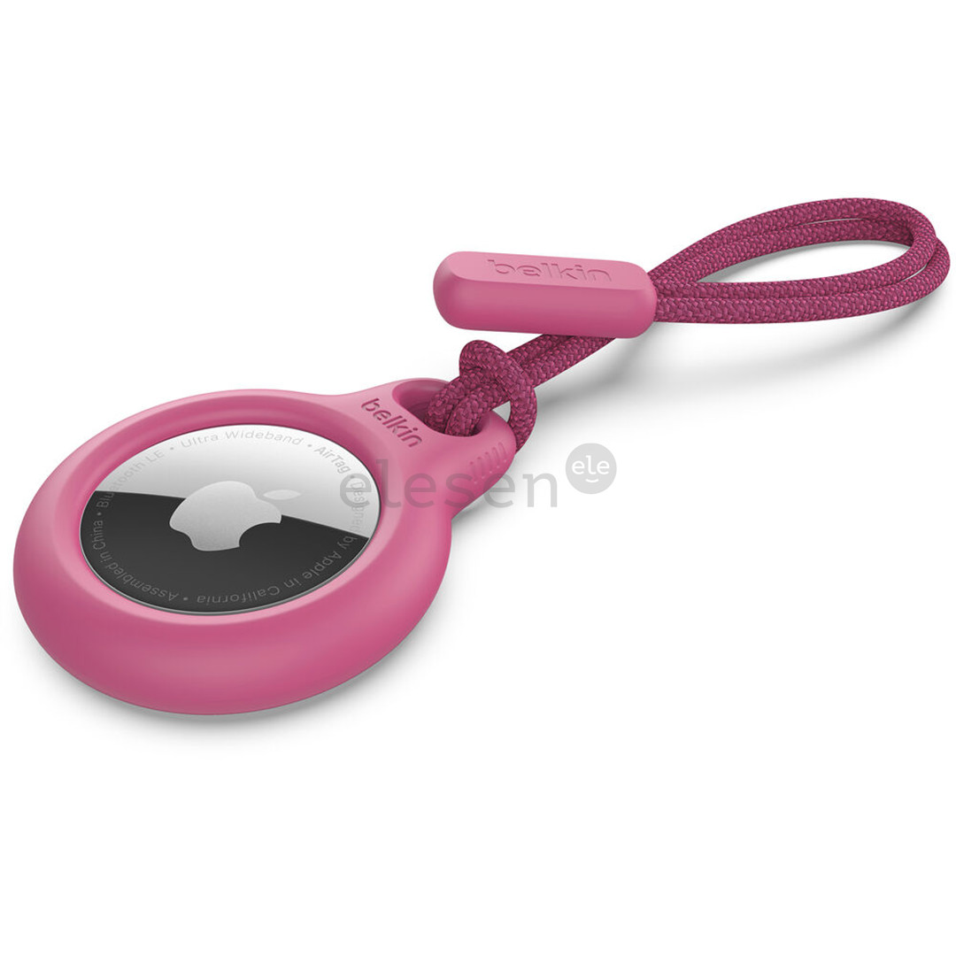 Raktų pakabukas Belkin Secure Holder with Strap for AirTag, pink Prekė - F8W974BTPNK