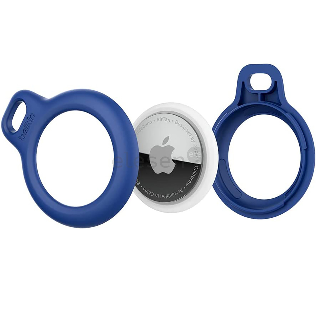 Raktų pakabukas Belkin Secure Holder with Key Ring for AirTag, blue Prekė - F8W973BTBLU