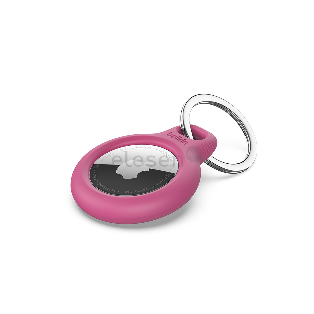 Raktų pakabukas Belkin Secure Holder with Key Ring for AirTag, Pink Prekė - F8W973BTPNK