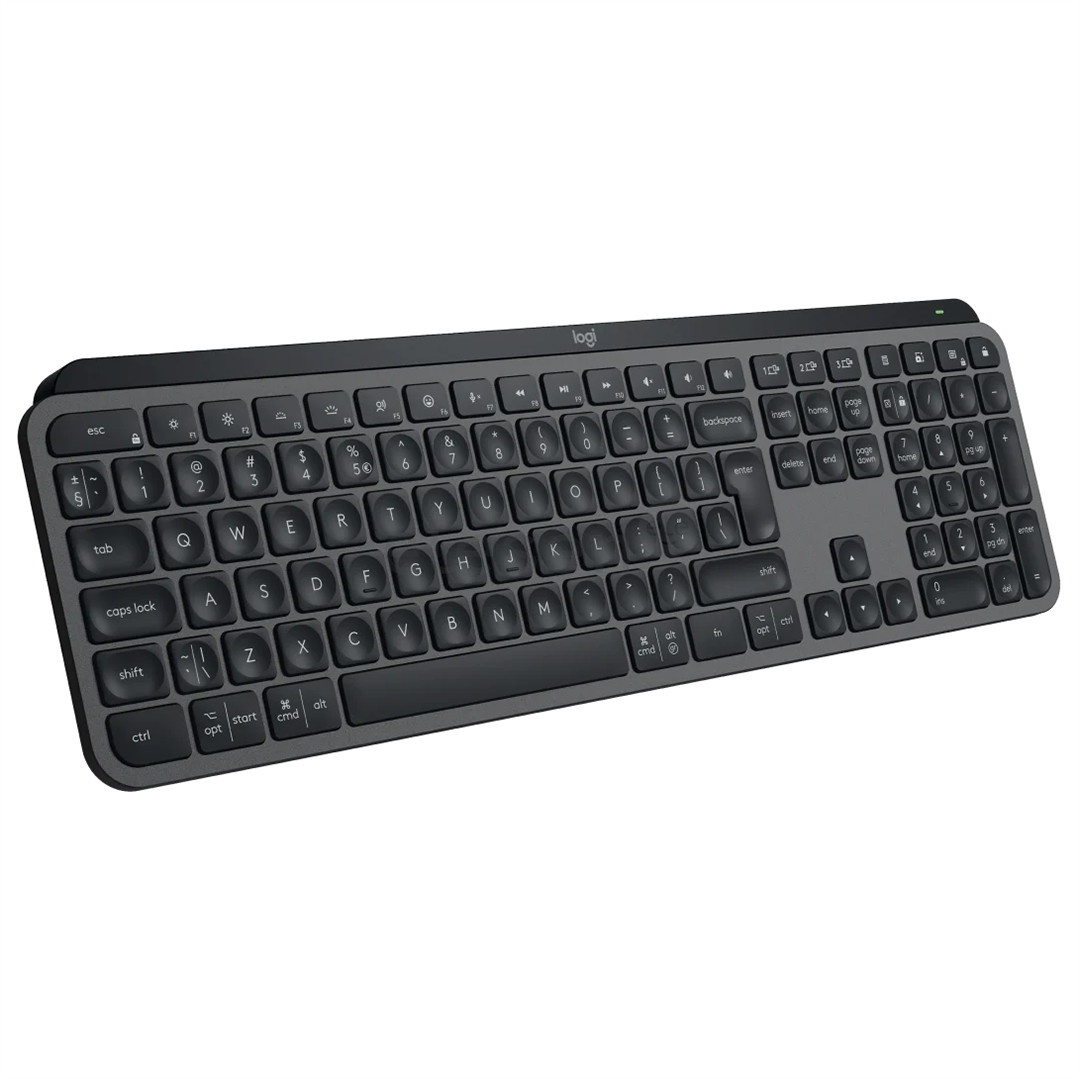 Logitech MX Keys S, SWE, tamsiai pilka - Belaidė klaviatūra
