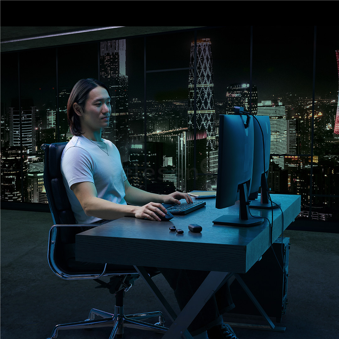 Logitech MX Keys S, SWE, tamsiai pilka - Belaidė klaviatūra