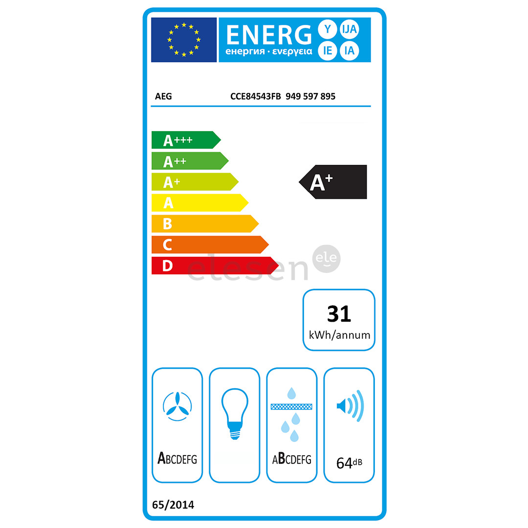 AEG 6000 Bridge, 80 cm, juoda - Įmontuojama indukcinė kaitlentė su gartraukiu